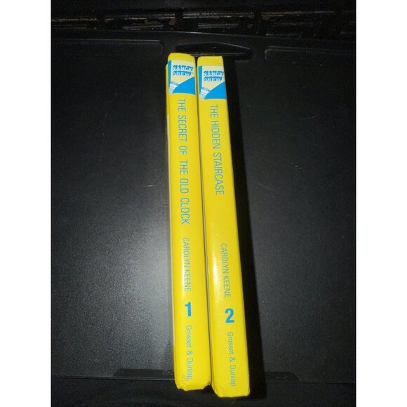 Nancy Drew 1 and 2 Lot The Hidden Staircase, The Secret of the Old Clock HC - Picture 3 of 6